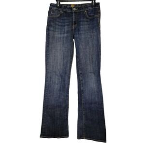 KUT from the Kloth Jeans Womens 4 Blue Bootcut Stretch Denim Dark Wash Americana